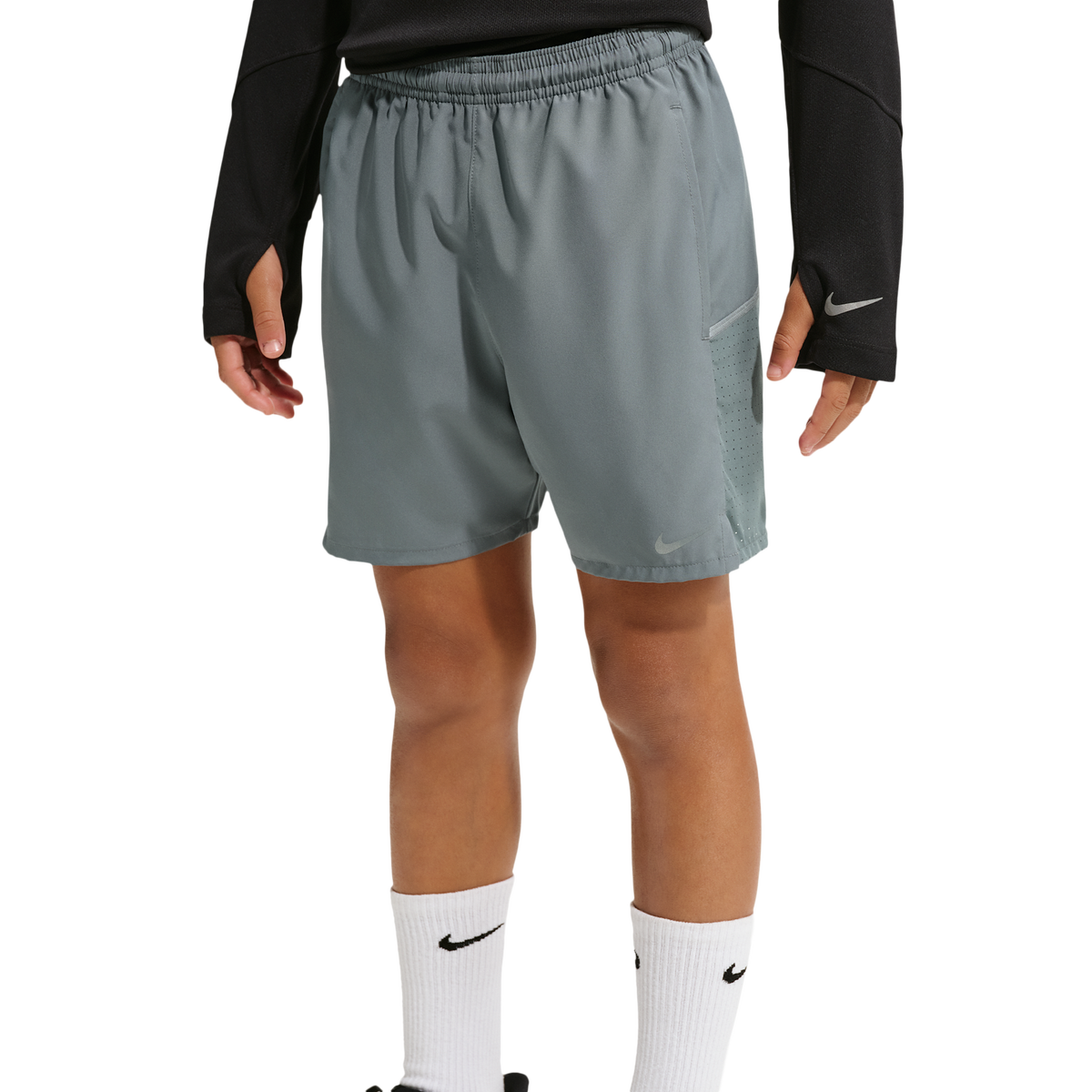 Nike Junior Miler Shorts - Grey