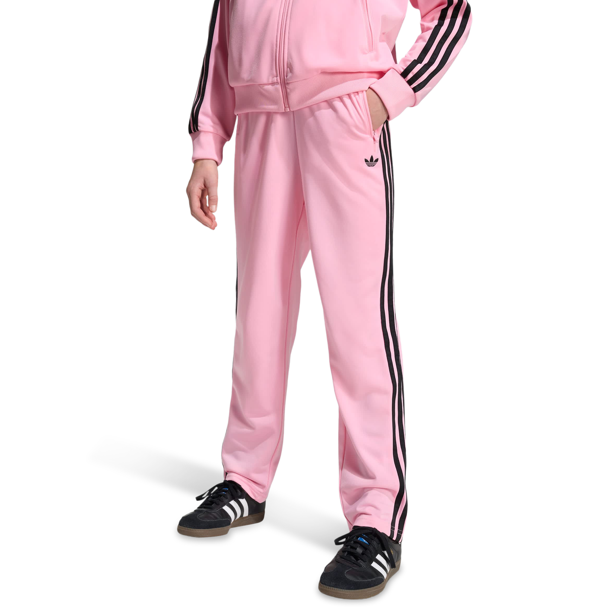 adidas Junior Firebird Joggers - Pink