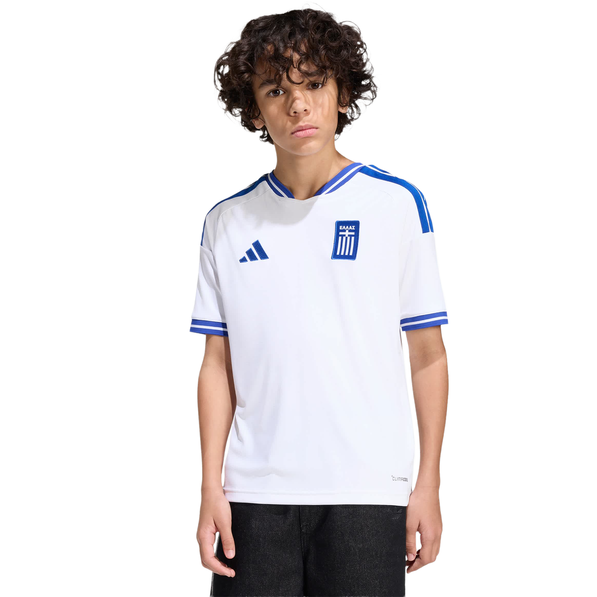 adidas Junior Greece T-Shirt - White