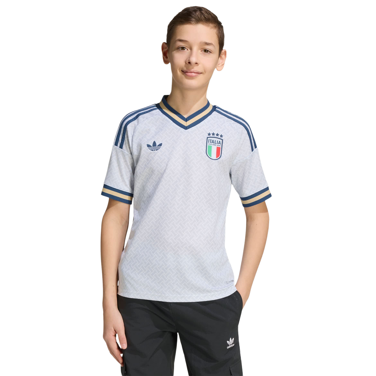 adidas Junior Italy T-Shirt - Blue