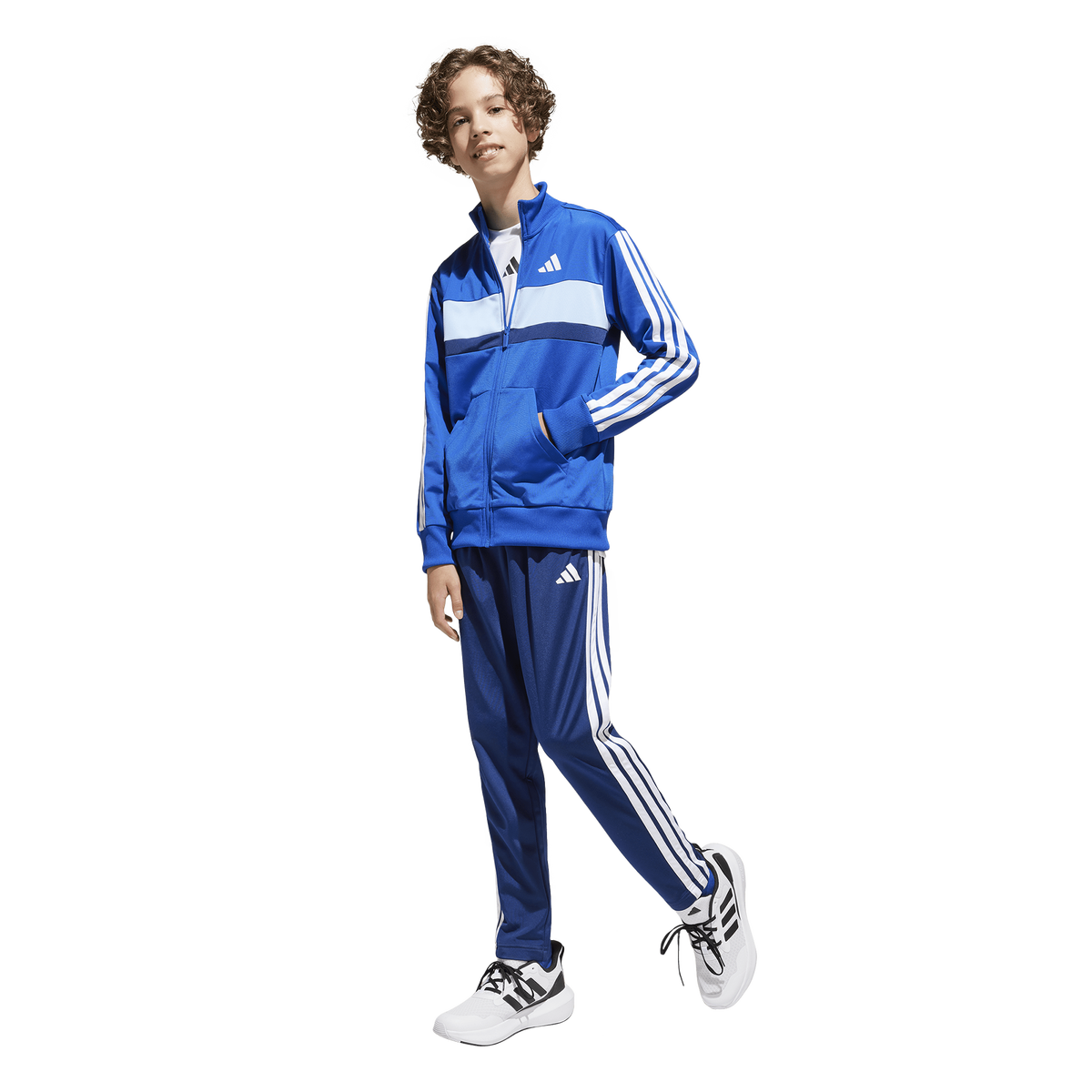 adidas Junior Seasonal Essentials Tiberio Track Suit - Blue