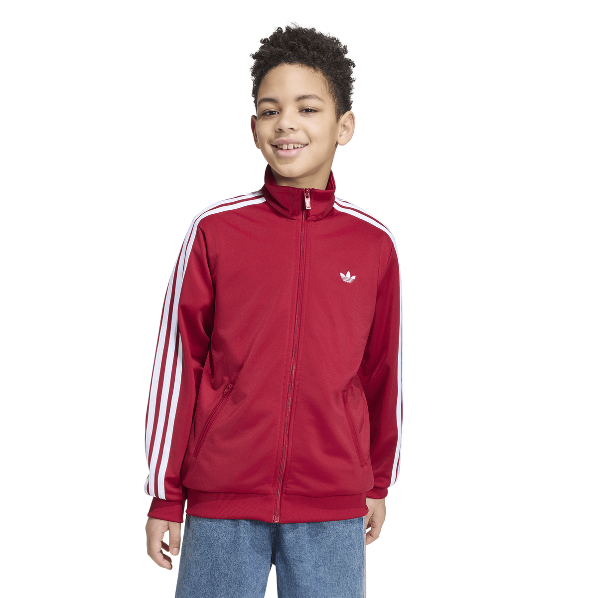 adidas Junior Firebird Jacket - Red