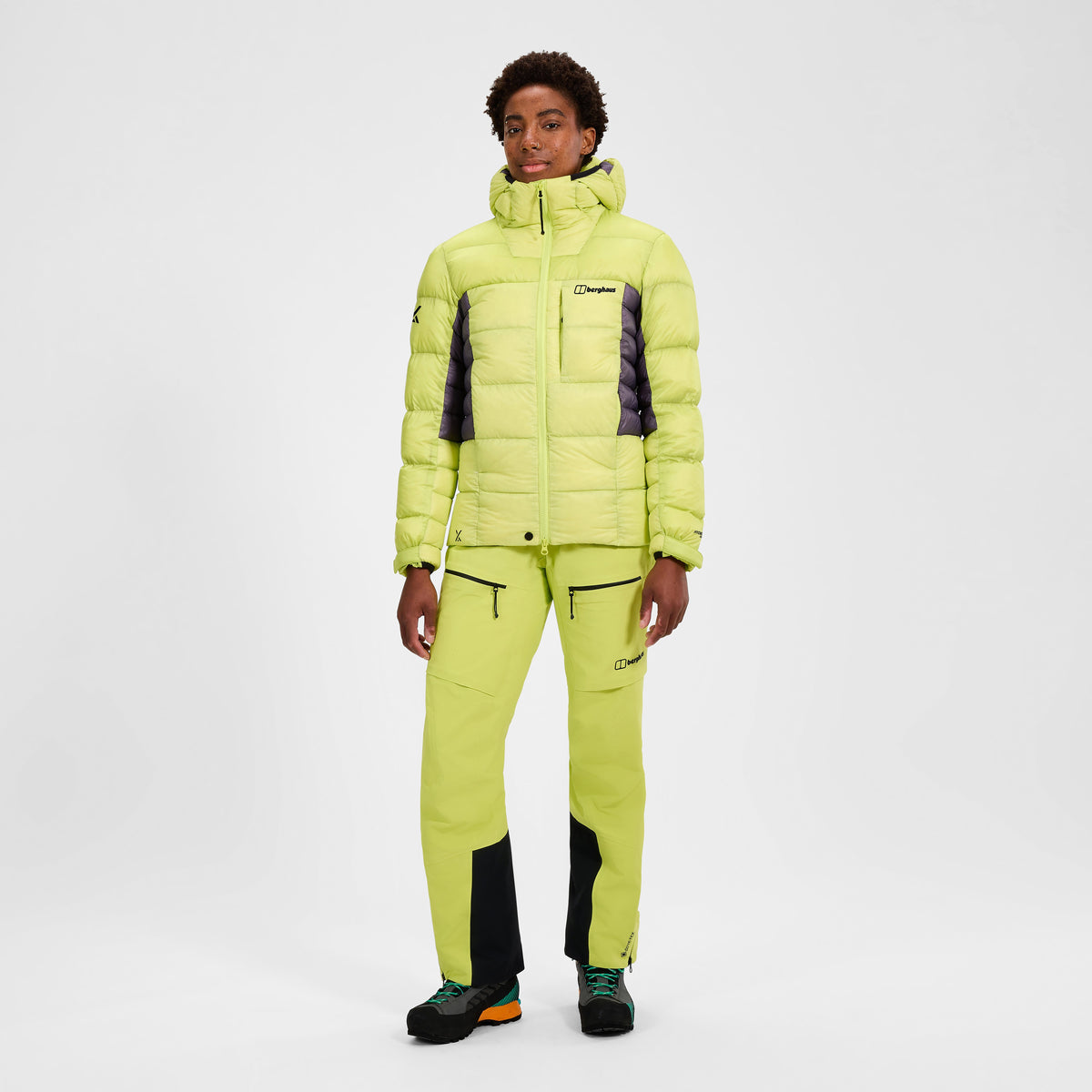 Berghaus MTN Arete Ultra Down Women's Hoodie - Yellow/Purple