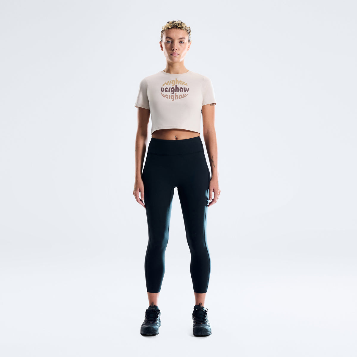 Berghaus Triple Berghaus Graphic Women's T-Shirt - Light Brown