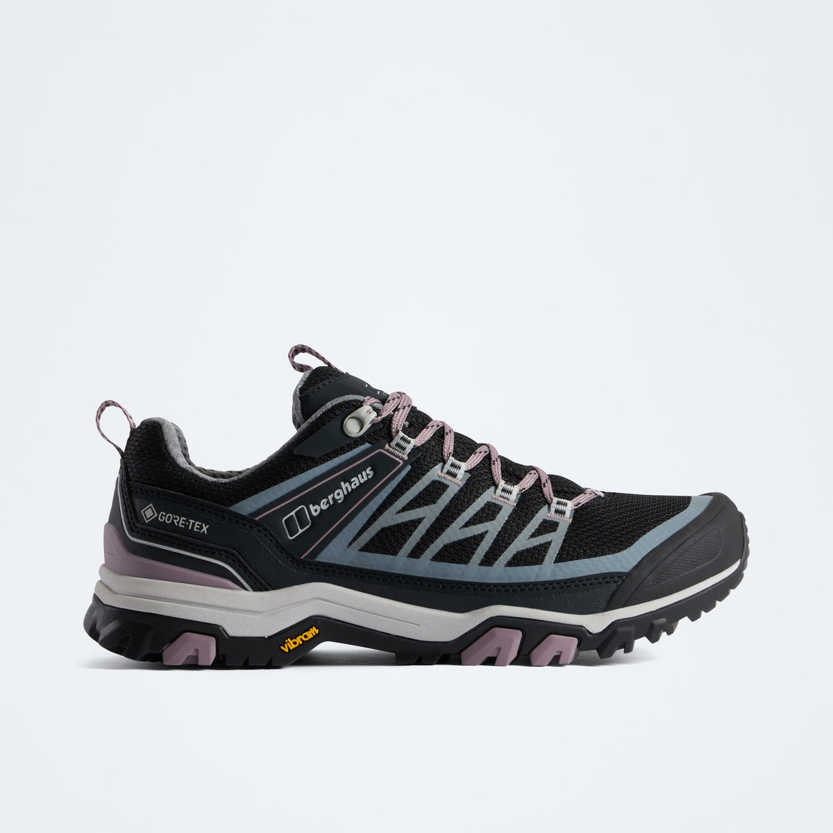 Berghaus Terravolt GTX Shoe Black/Alpine Purple Women's Walking Shoes - As Shown
