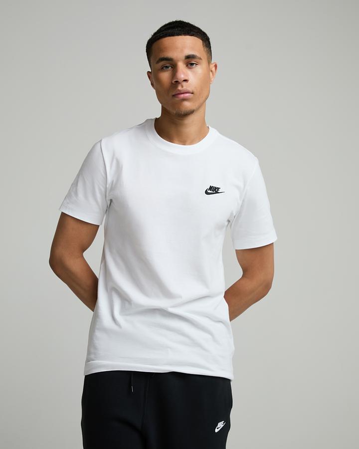 Nike Men's Club T-Shirt - White/Black