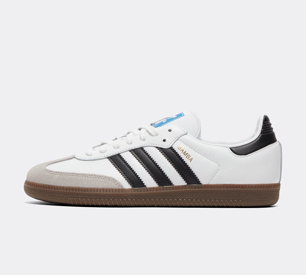 adidas Men's Samba OG Trainer - Cloud White/Core Black/Clear Granite