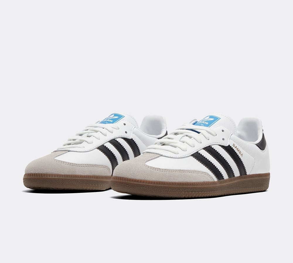 adidas Men's Samba OG Trainer - Cloud White/Core Black/Clear Granite