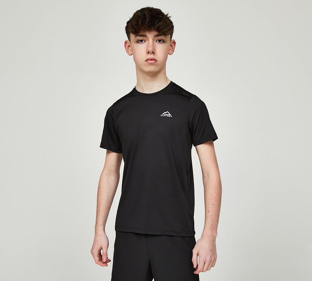 Alpyrex Junior Copex T-Shirt - Black