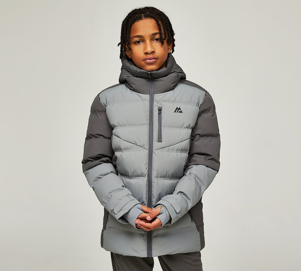 Montirex Junior Descent Down Jacket - Cement Grey Platinum Grey