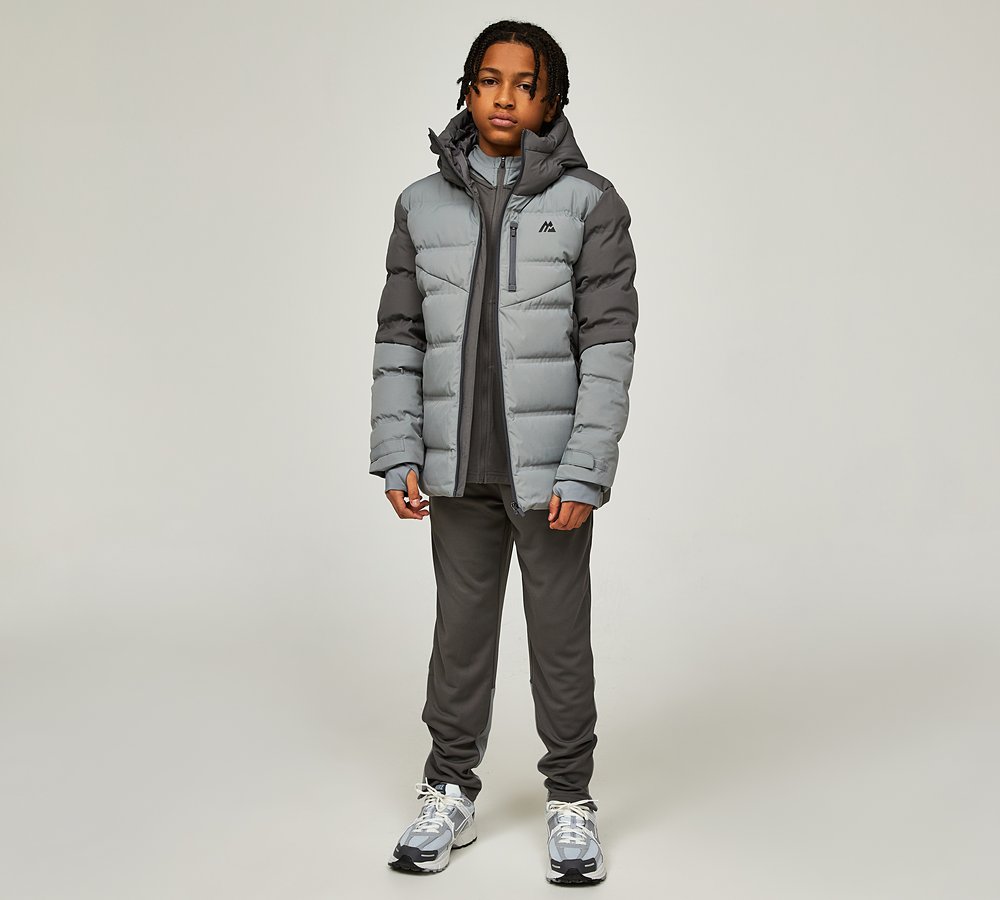 Montirex Junior Descent Down Jacket - Cement Grey Platinum Grey