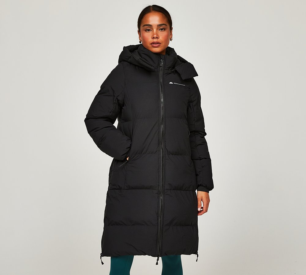 Monterrain Women's Horizon 2.0 Longline Puffer Jacket - Black
