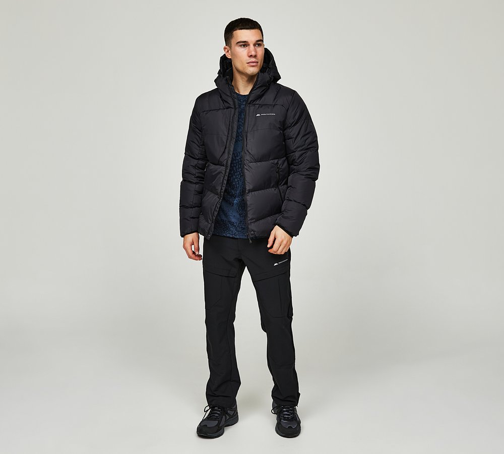 Monterrain Men's Polar Puffer Jacket - Jet Black