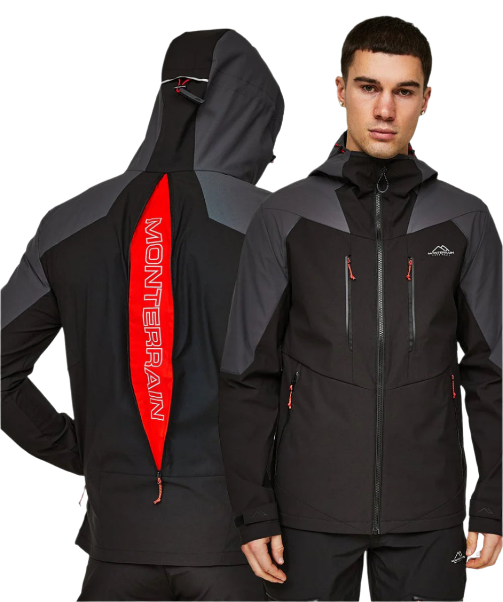 MONTERRAIN TIDE WOVEN TRACKSUIT - JET BLACK / ASPHALT