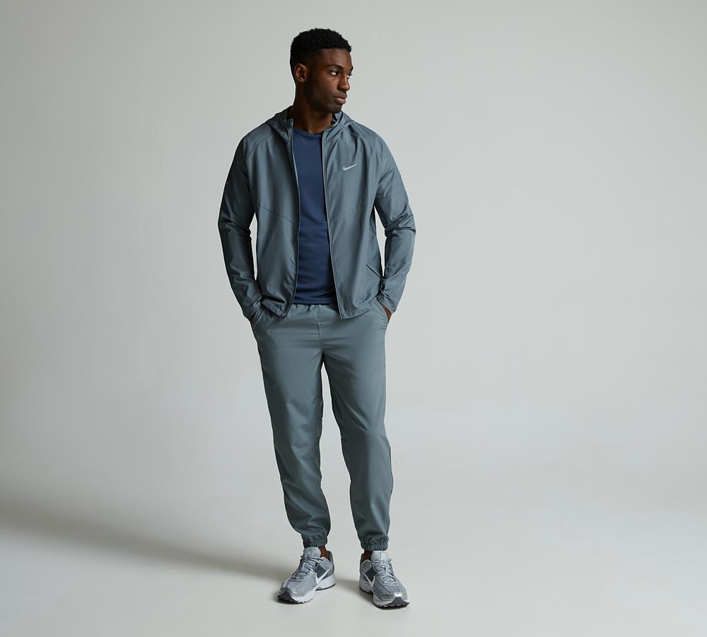 Nike Men's Repel Miler Windbreaker Jacket - Smoke Grey