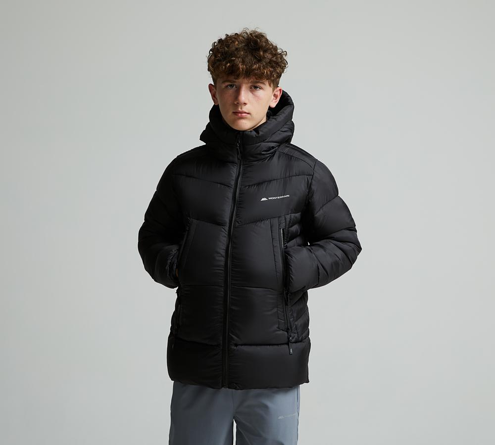 Monterrain Junior Blanc 2.0 Puffer Jacket - Jet Black