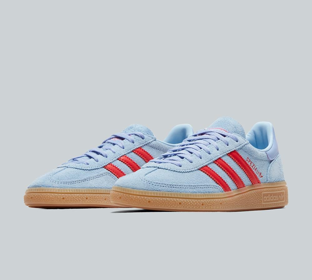 adidas Women's Handball Spezial Trainer - Glow Blue/Red/Blue Spark