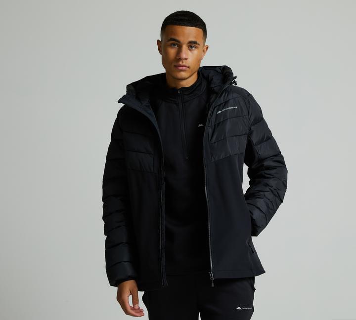 Monterrain Men's Impact Hybrid Puffer Jacket - Black
