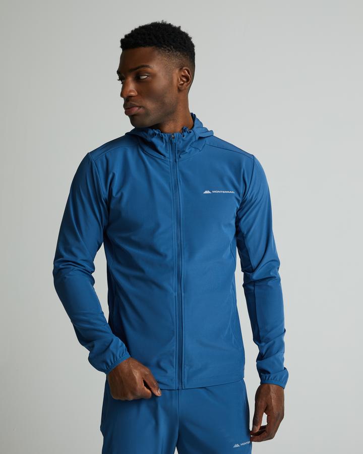 Monterrain Men's Form Woven Running Jacket - Ensign Blue