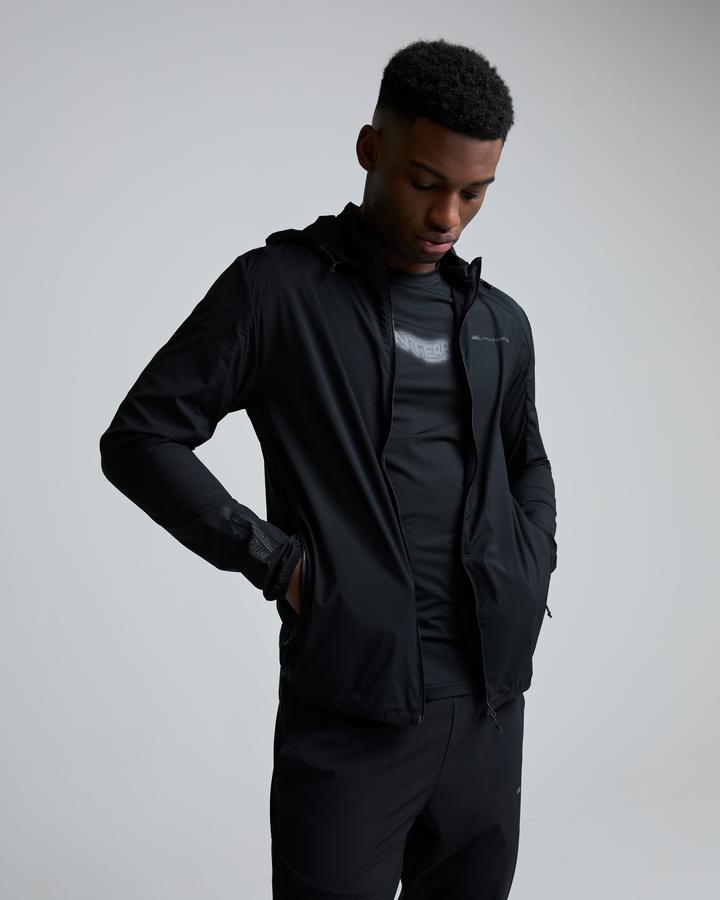 Monterrain Men's Interval 2.0 Packable Running Jacket - Black