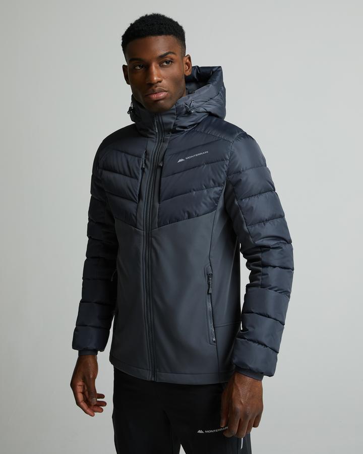 Monterrain Men's Impact Hybrid Puffer Jacket - Iron Gate