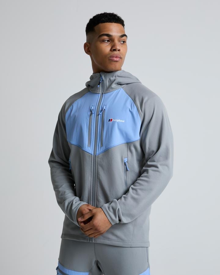 Berghaus Men's Pavey Plus Hoodie - Garbo Grey/Dayflower