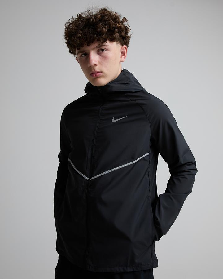 Nike Junior Repel Miler Jacket - Black Reflective Silver