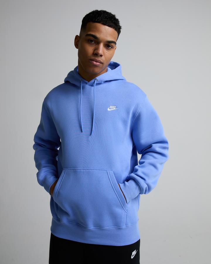 Nike Men's Club Overhead Hoodie - Royal Pulse/White