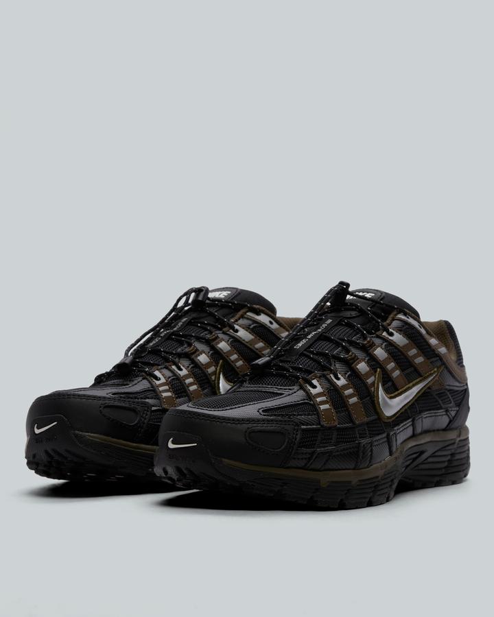 Nike P-6000 Men's Trainers - Black/Metallic Silver/Hazel Green Summit