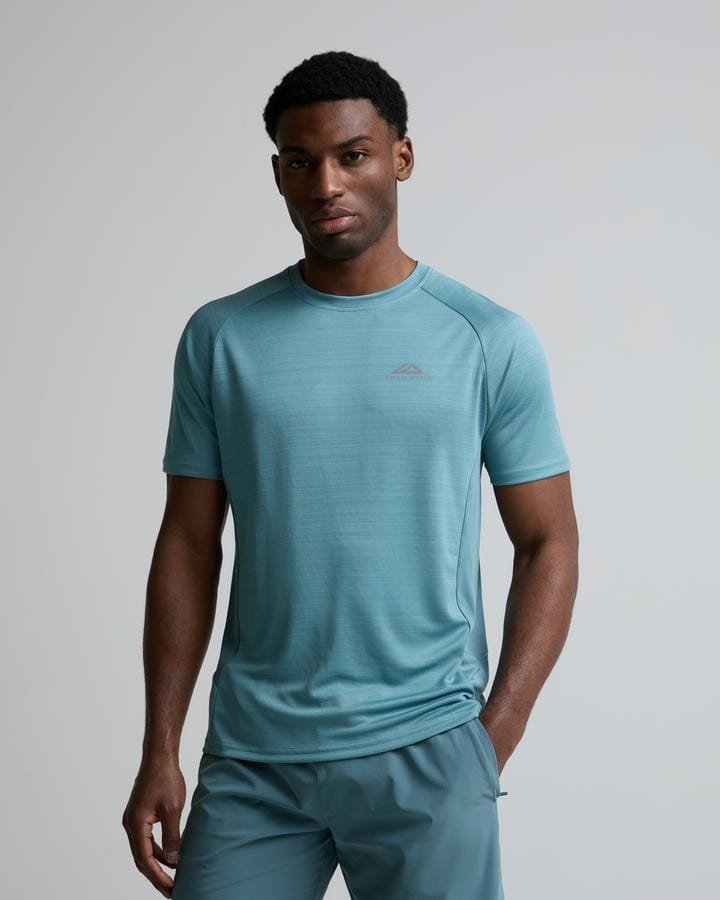 Trailberg Men's Cloud T-Shirt - Polar Breeze/Frosted Denim