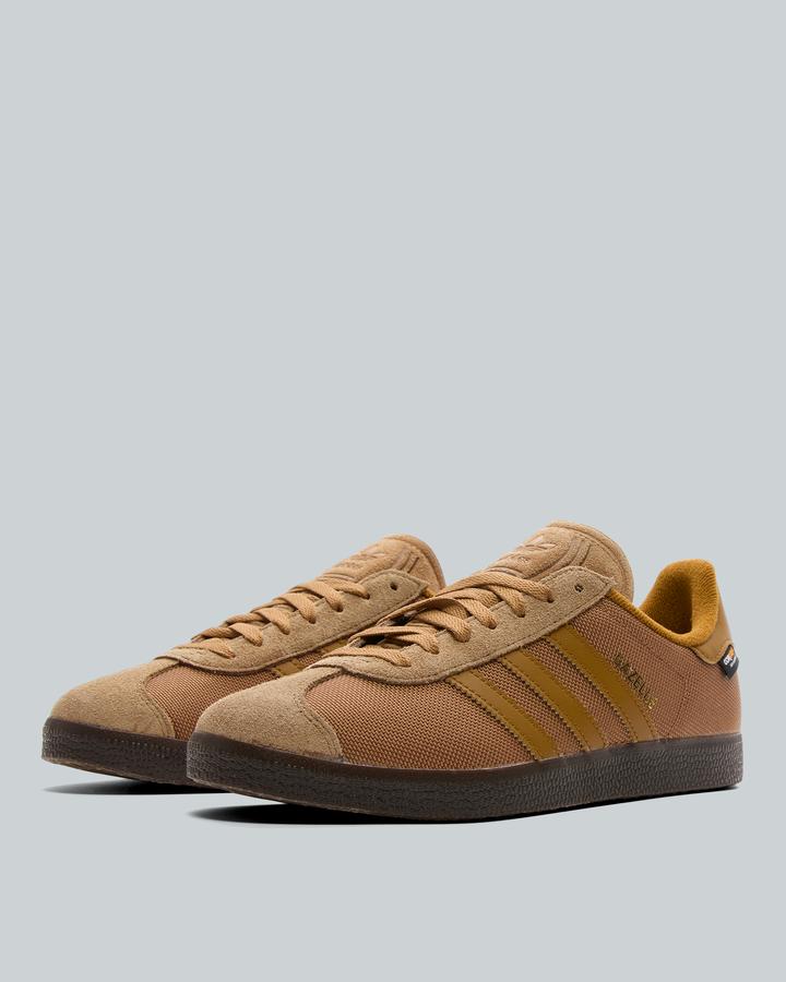 adidas Men's Gazelle CORDURA Trainer - Brown Desert/Bronze Strata/Dark Brown