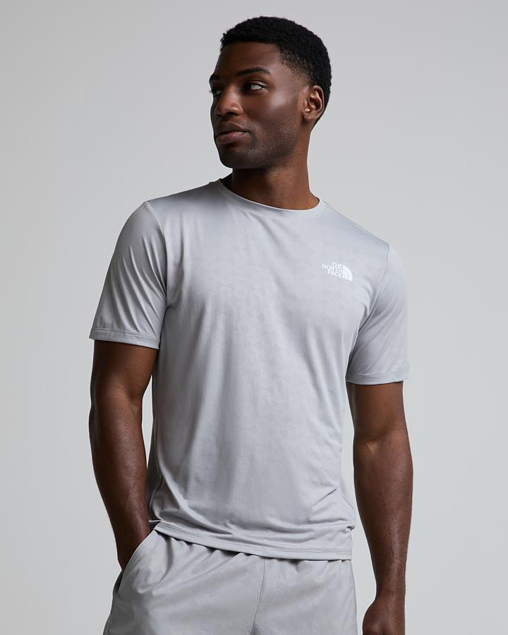 The North Face Men's 24/7 Pentadome Embossed Regular Short Sleeve T-Shirt - Meld Grey
