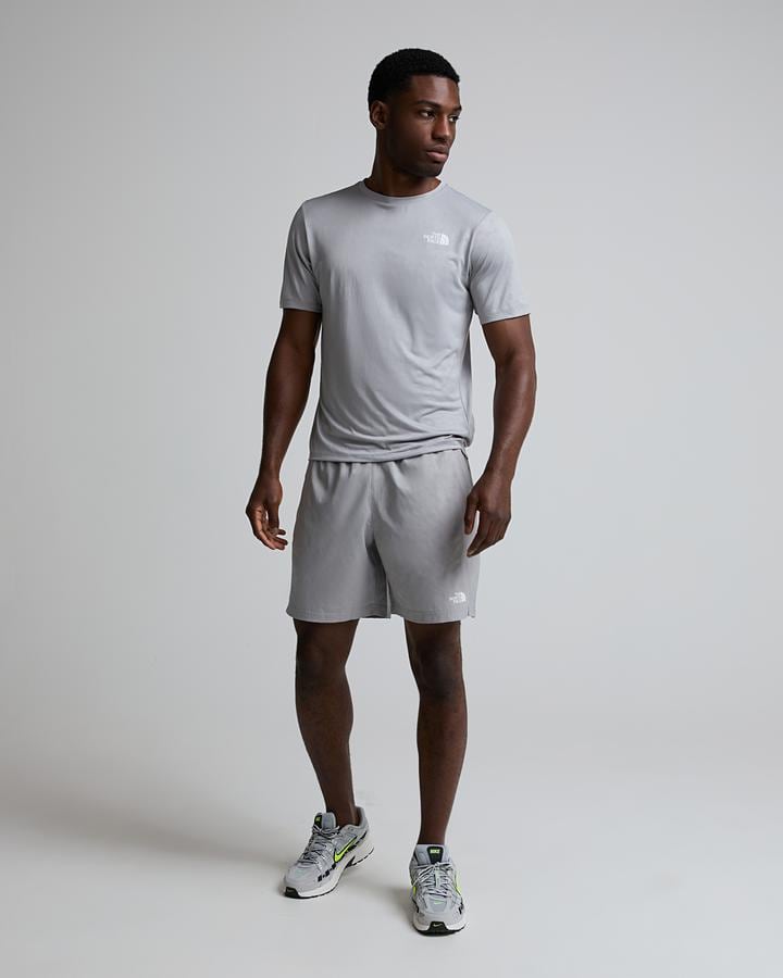 The North Face Men's 24/7 Pentadome Embossed Regular Short Sleeve T-Shirt - Meld Grey