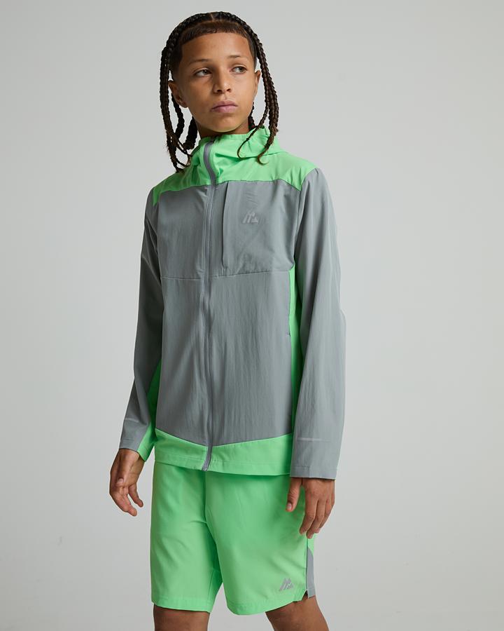 Montirex Junior Gamma Hooded Jacket - Platinum Grey Chameleon