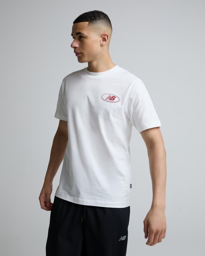 New Balance Men's Oval T-Shirt - Sea Salt