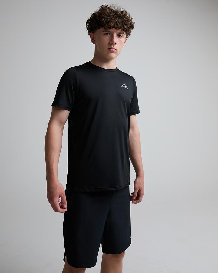 Alpyrex Junior Copex T-Shirt And Short Set - Black