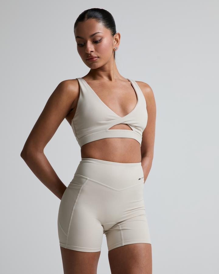 Monterrain Women's Altitude Twist Bra Top - Moonlit Alloy