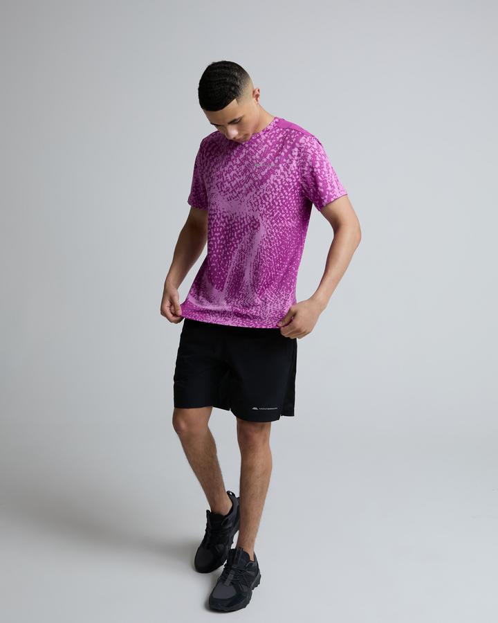 Monterrain Men's Quantum Jacquard T-Shirt - Cosmic Bloom