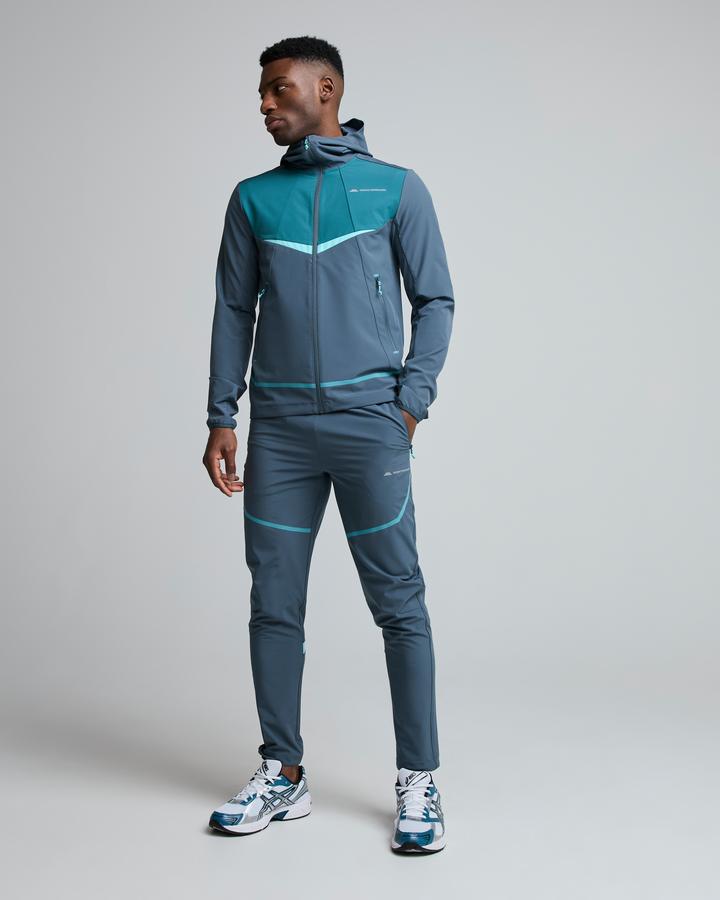 Monterrain Men's Defence Woven Running Pant - Twilight Graphite/Seafarer Teal/Coastal Calm
