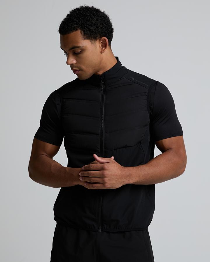 Monterrain Men's Stryda Running Gilet - Black