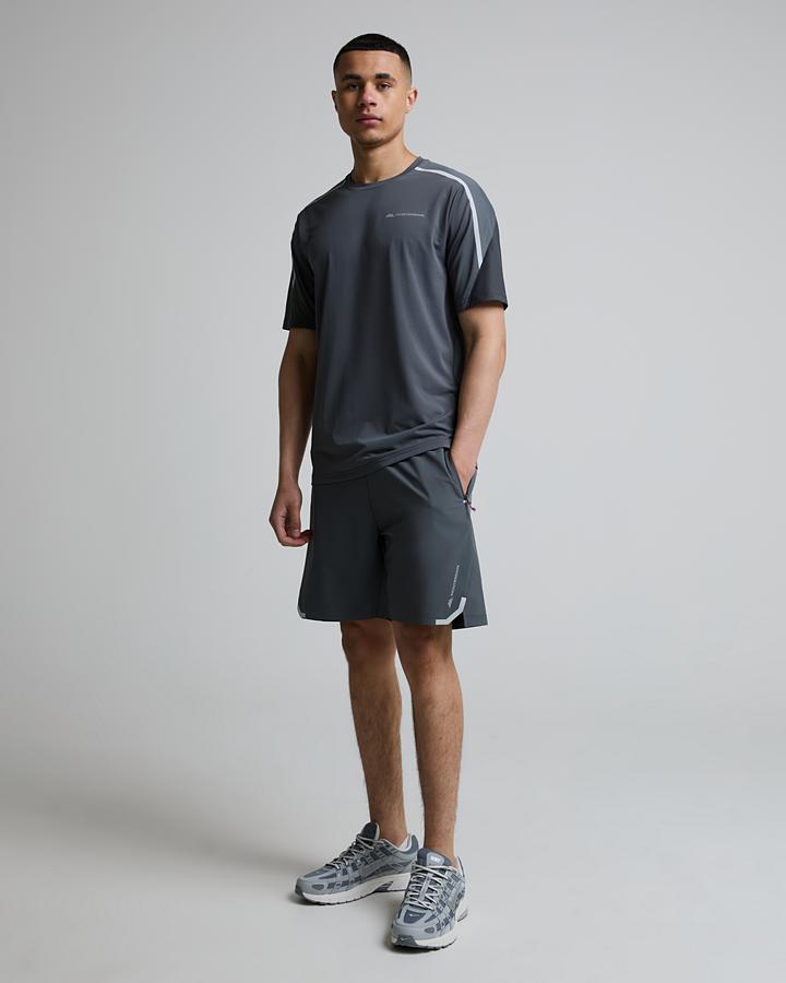 Monterrain Men's Defence T-Shirt - Forged Steel/Urban Charcoal/Salted Fog