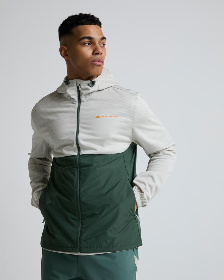 Monterrain Men's Divide Windrunner - Escape Green/Frosted Aspen