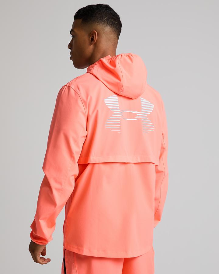 Under Armour Men's UA Velociti Pro Storm Jacket - Electric Tangerine/Reflective