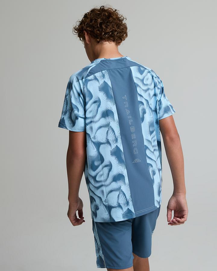 Trailberg Junior Kinetic T-Shirt - Breeze Dove Blue