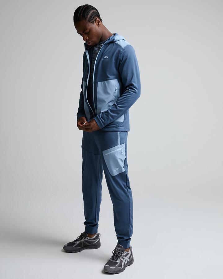 Trailberg Men's Vale Gridded Fleece Pant - Breeze/Sklyar