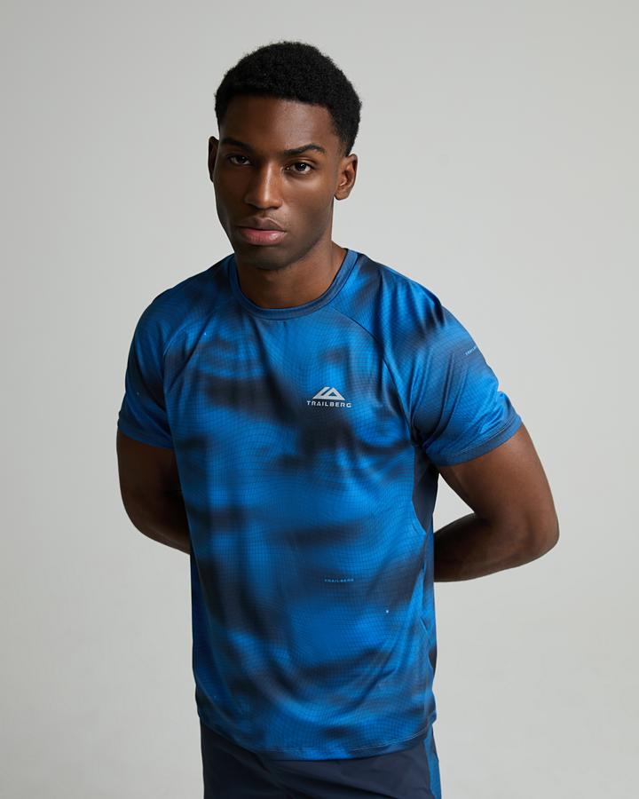 Trailberg Men's Haze T-Shirt - Storm Blue