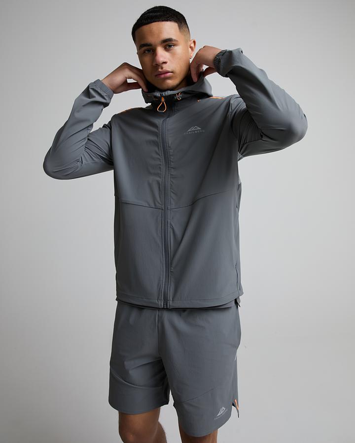 Trailberg Men's Zone Hoodie - Nightfall Grey/Lunar Grey