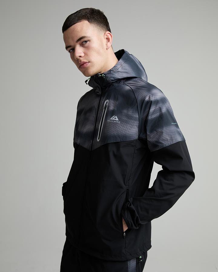 Trailberg Men's Haze Windbreaker - Black