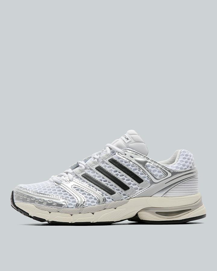 adidas Junior Adistar Control 5 Trainers - Footwear White Silver Metallic Grey One