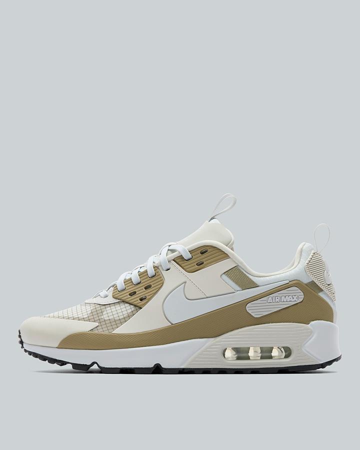 Nike Men's Air Max 90 Trainer - Light Bone/Neutral Olive/Black/Off White